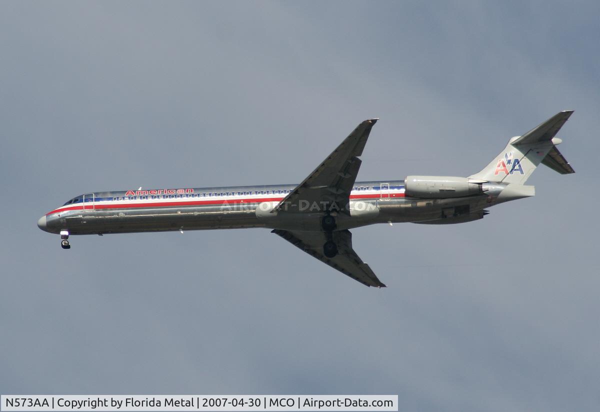 N573AA, 1991 McDonnell Douglas MD-82 (DC-9-82) C/N 53092, American
