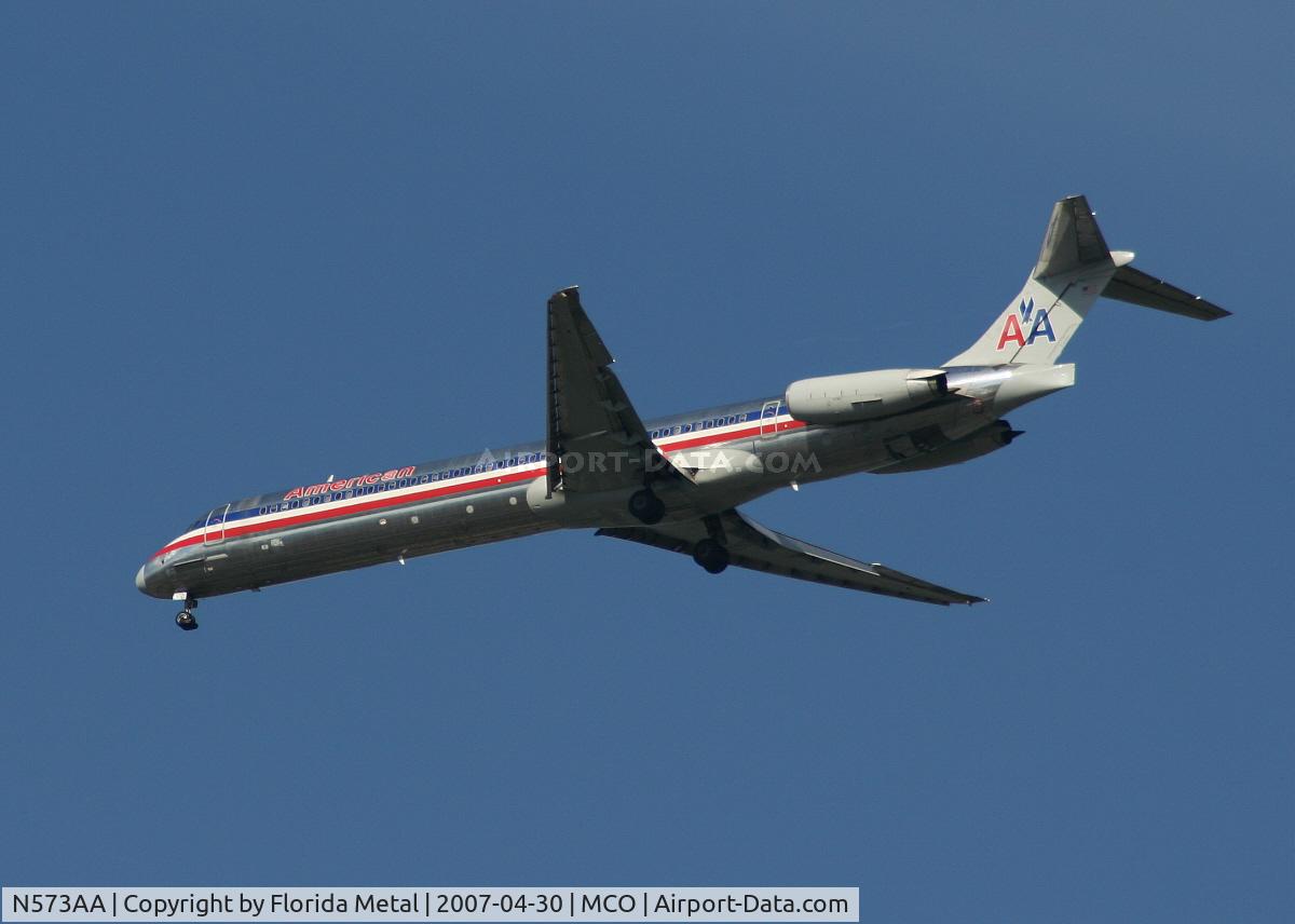 N573AA, 1991 McDonnell Douglas MD-82 (DC-9-82) C/N 53092, AA