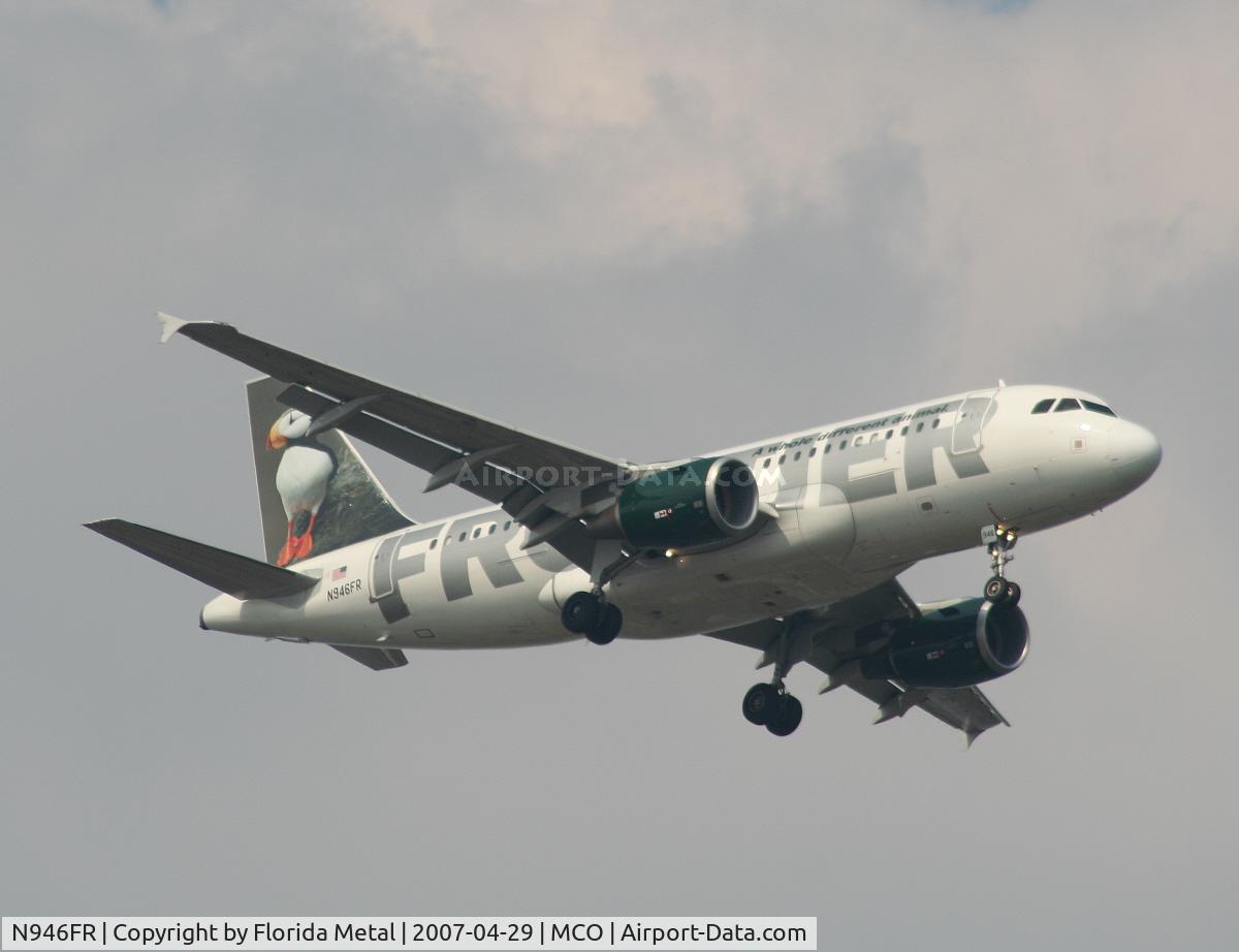 N946FR, 2006 Airbus A319-111 C/N 2763, Frontier