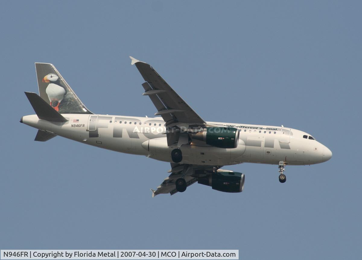 N946FR, 2006 Airbus A319-111 C/N 2763, Frontier