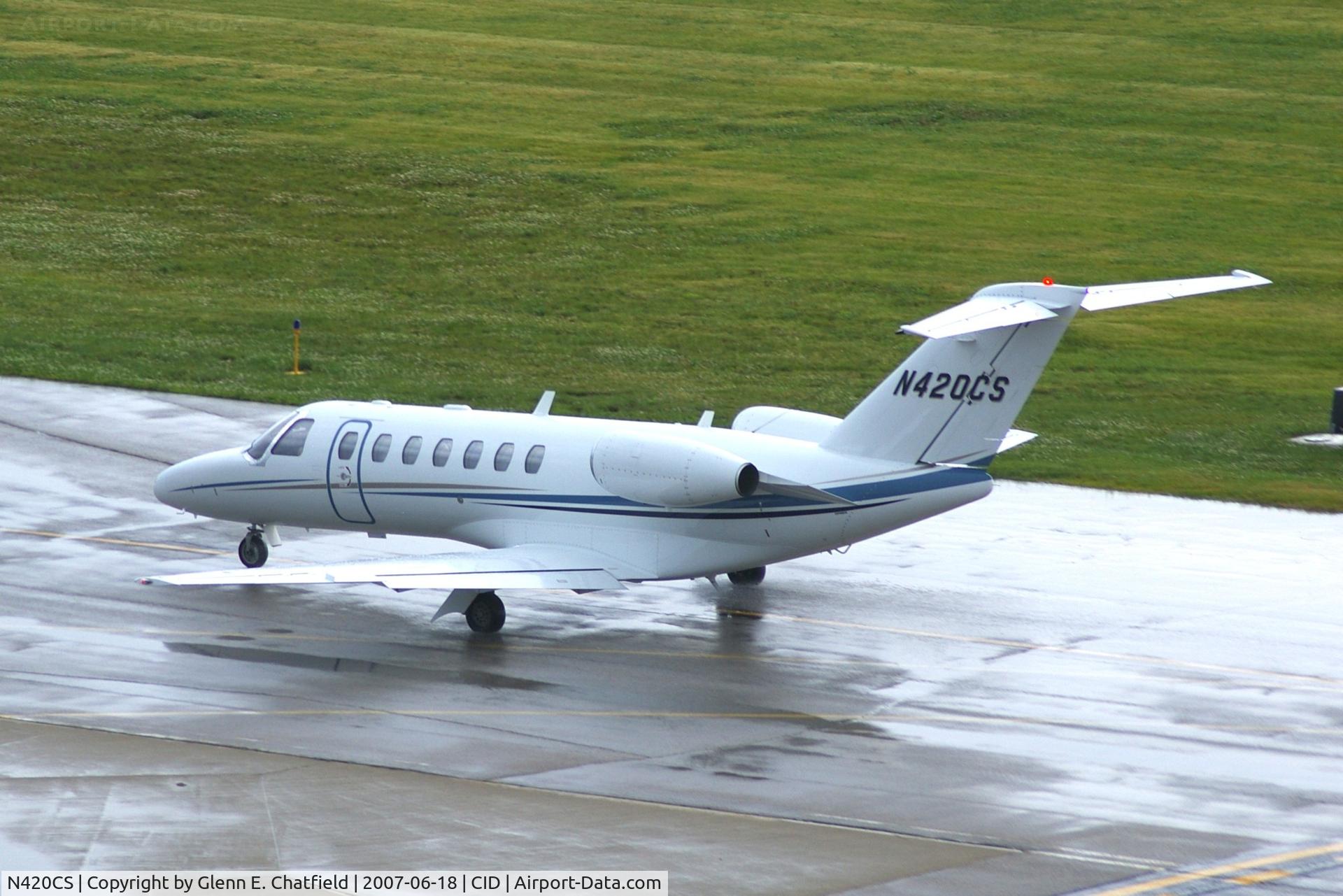 N420CS, 2006 Cessna 525B CitationJet CJ3 C/N 525B0115, Taxiing out to Runway 27 for departure