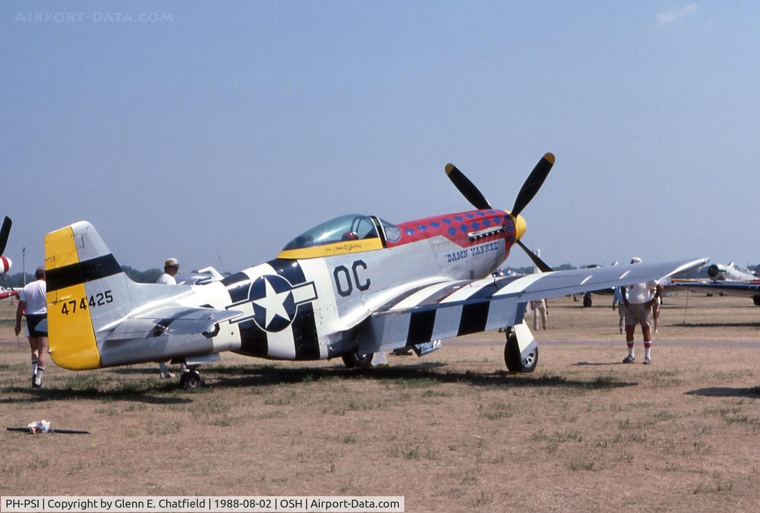 PH-PSI, 1945 North American P-51D Mustang C/N 122-40965, P-51D at the EAA Fly In