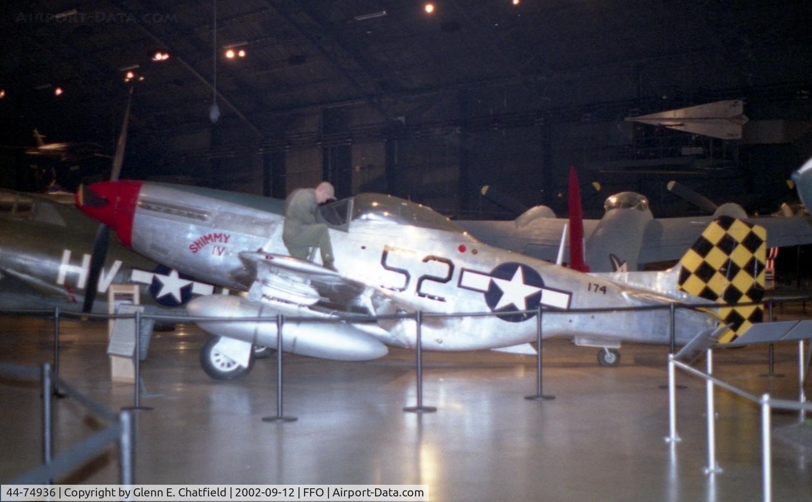 44-74936, 1944 North American P-51D-30-NA Mustang C/N 122-41476, P-51D of the National Museum of the U.S. Air Force