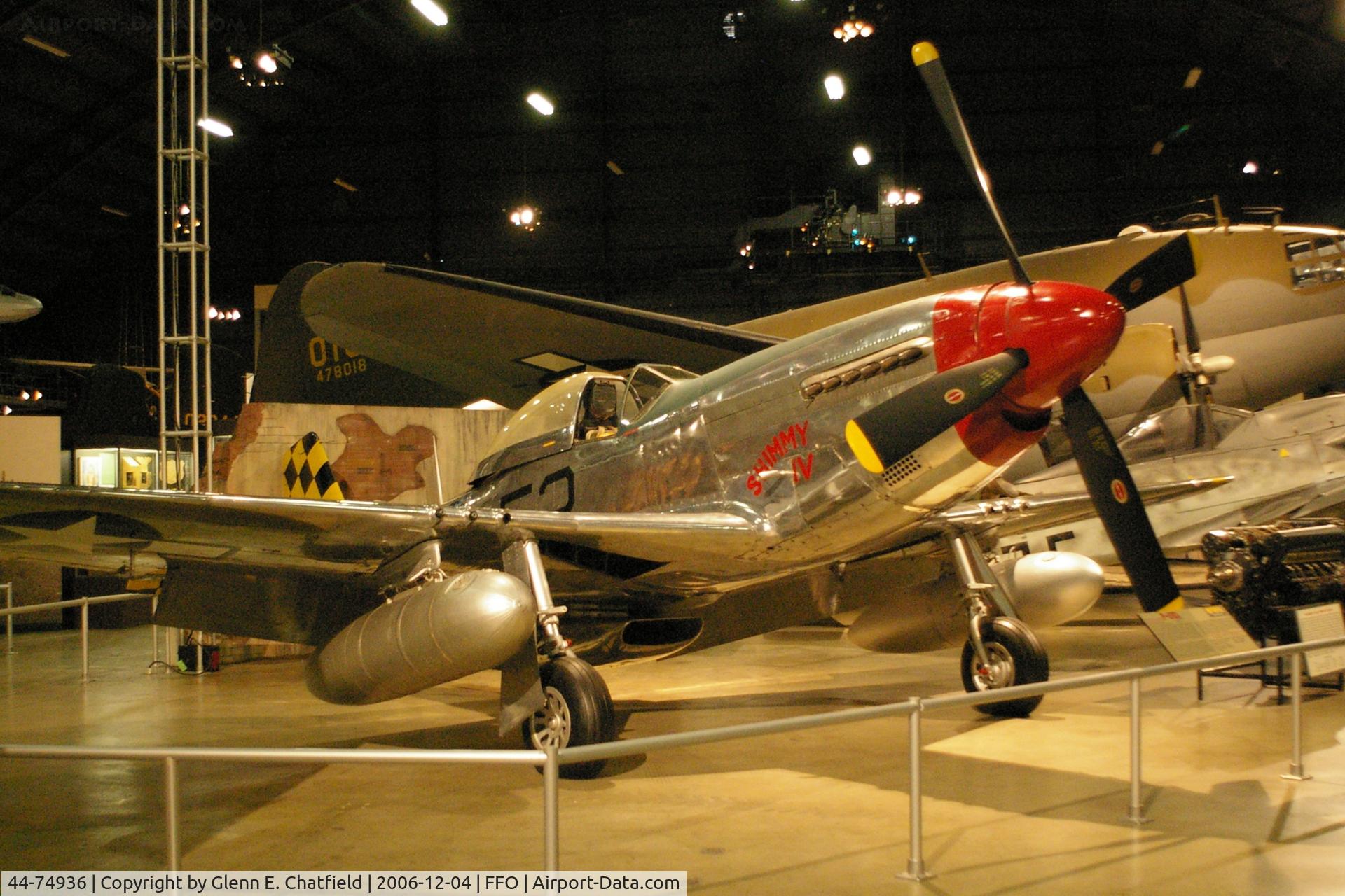 44-74936, 1944 North American P-51D-30-NA Mustang C/N 122-41476, P-51D of the National Museum of the U.S. Air Force