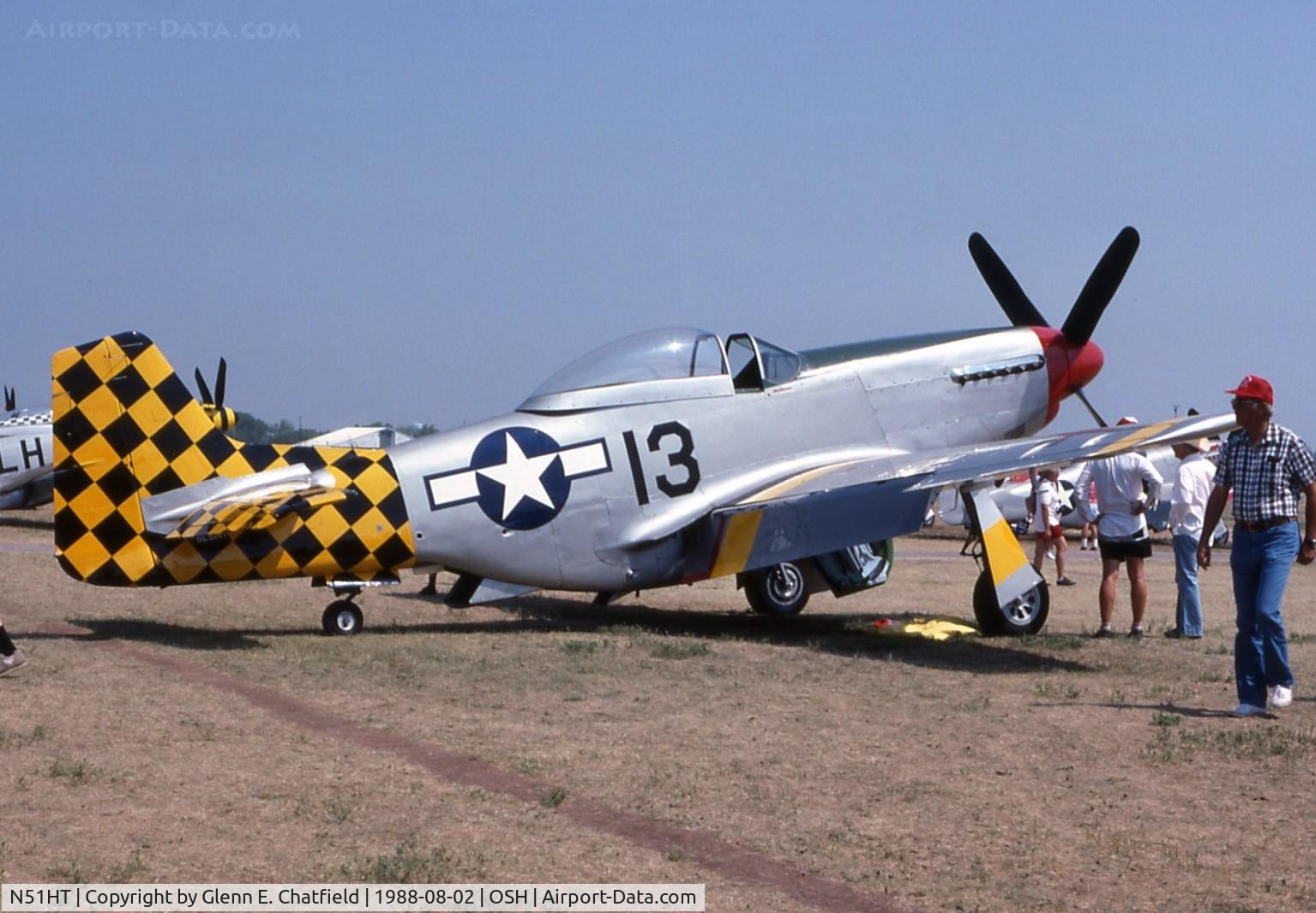 N51HT, North American F-51D Mustang C/N 45-11586, At the EAA Fly In