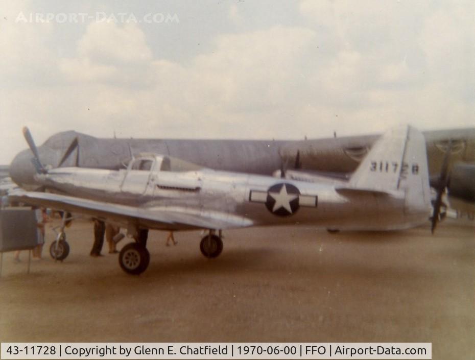 43-11728, 1945 Bell P-63E-1-BE Kingcobra C/N 33-16, P-63 at the old Air Force Museum at Patterson Field, Fairborn, OH