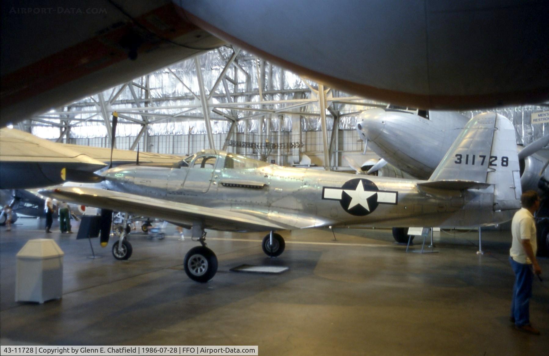 43-11728, 1945 Bell P-63E-1-BE Kingcobra C/N 33-16, P-63E at the National Museum of the U.S. Air Force
