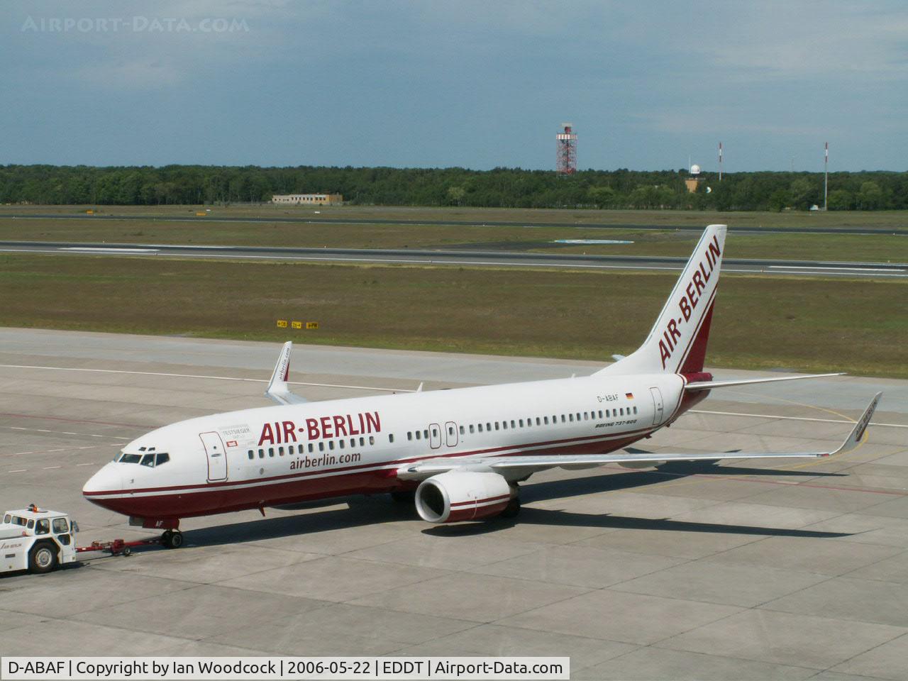 D-ABAF, 2001 Boeing 737-86J C/N 30878, B737-86J/Air Berlin/Berlin-Tegel