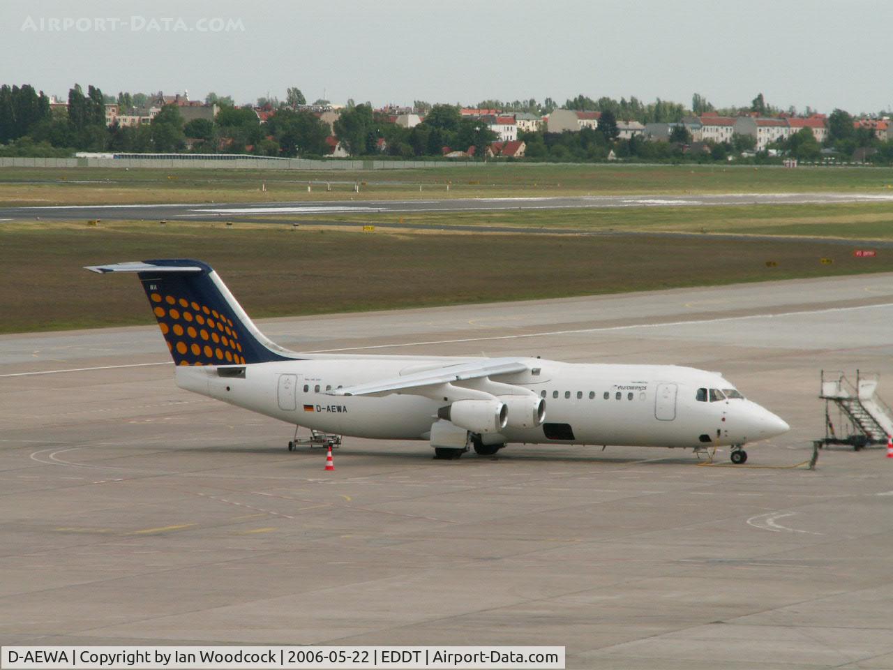 D-AEWA, 1990 British Aerospace BAe.146-300A C/N E3163, BAe 146-300/Lufthansa Regional/Berlin-Tegel