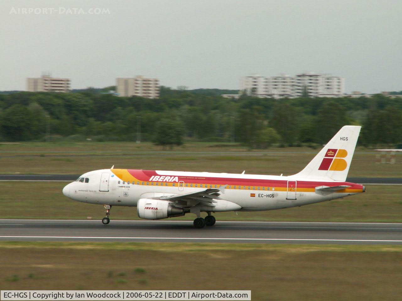EC-HGS, 2000 Airbus A319-111 C/N 1180, A319-111/Iberia/Berlin-Tegel
