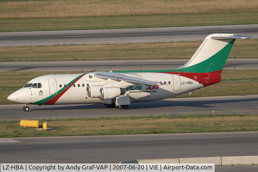 LZ-HBA, 1987 British Aerospace BAe.146-200A C/N E2072, Hemus Air BAE 146-200