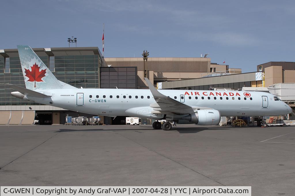 C-GWEN, 2005 Embraer 190AR (ERJ-190-100IGW) C/N 19000010, Air Canada EMB190