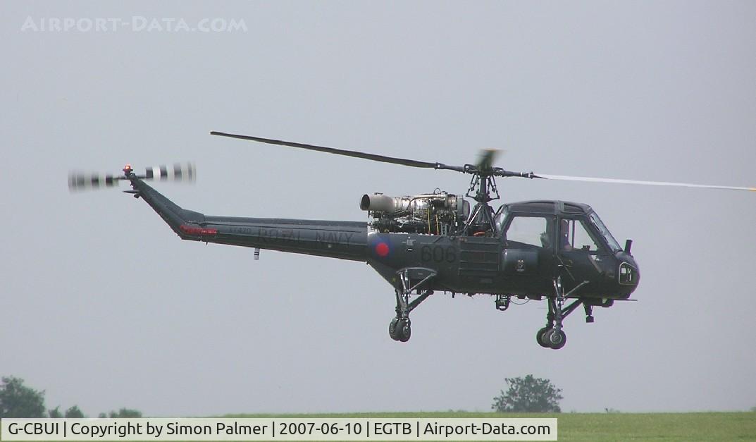 G-CBUI, 1964 Westland Wasp HAS.1 C/N F9590, Westland Wasp HAS.Mk.1 visiting Booker