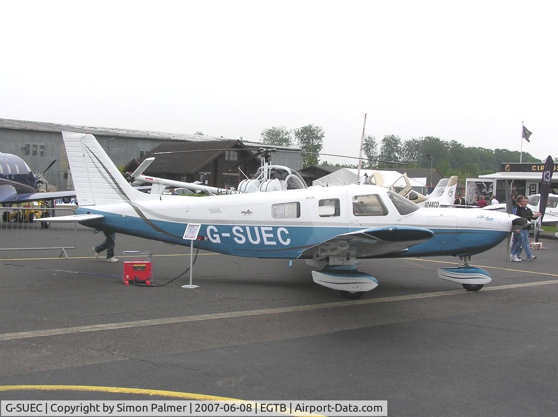 G-SUEC, 2005 Piper PA-32-301XTC Saratoga C/N 32-55029, Piper PA-32 on show at Aero Expo 2007 at Booker