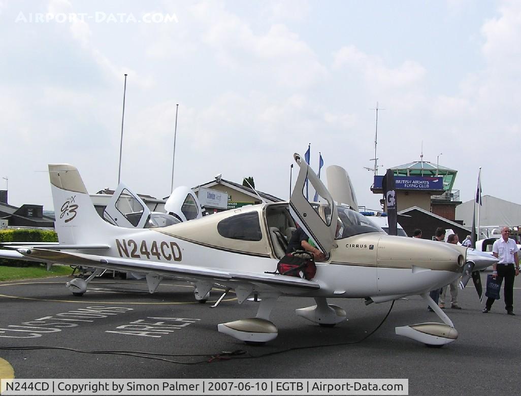 N244CD, 2007 Cirrus SR22 G3 GTS C/N 2440, Cirrus SR22 Generation 3 on show at Aero Expo 2007