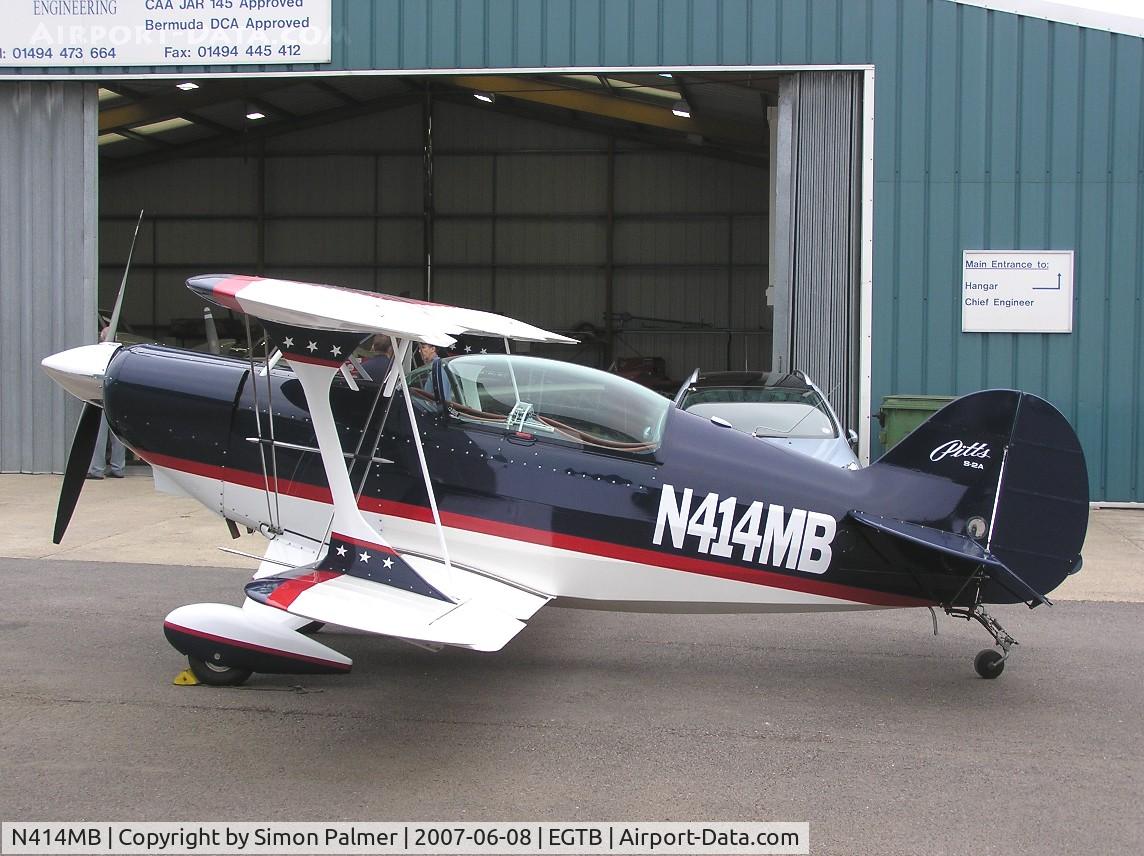 N414MB, 1981 Aerotek Pitts S-2A Special C/N 2236, Pitts S2A seen at Booker