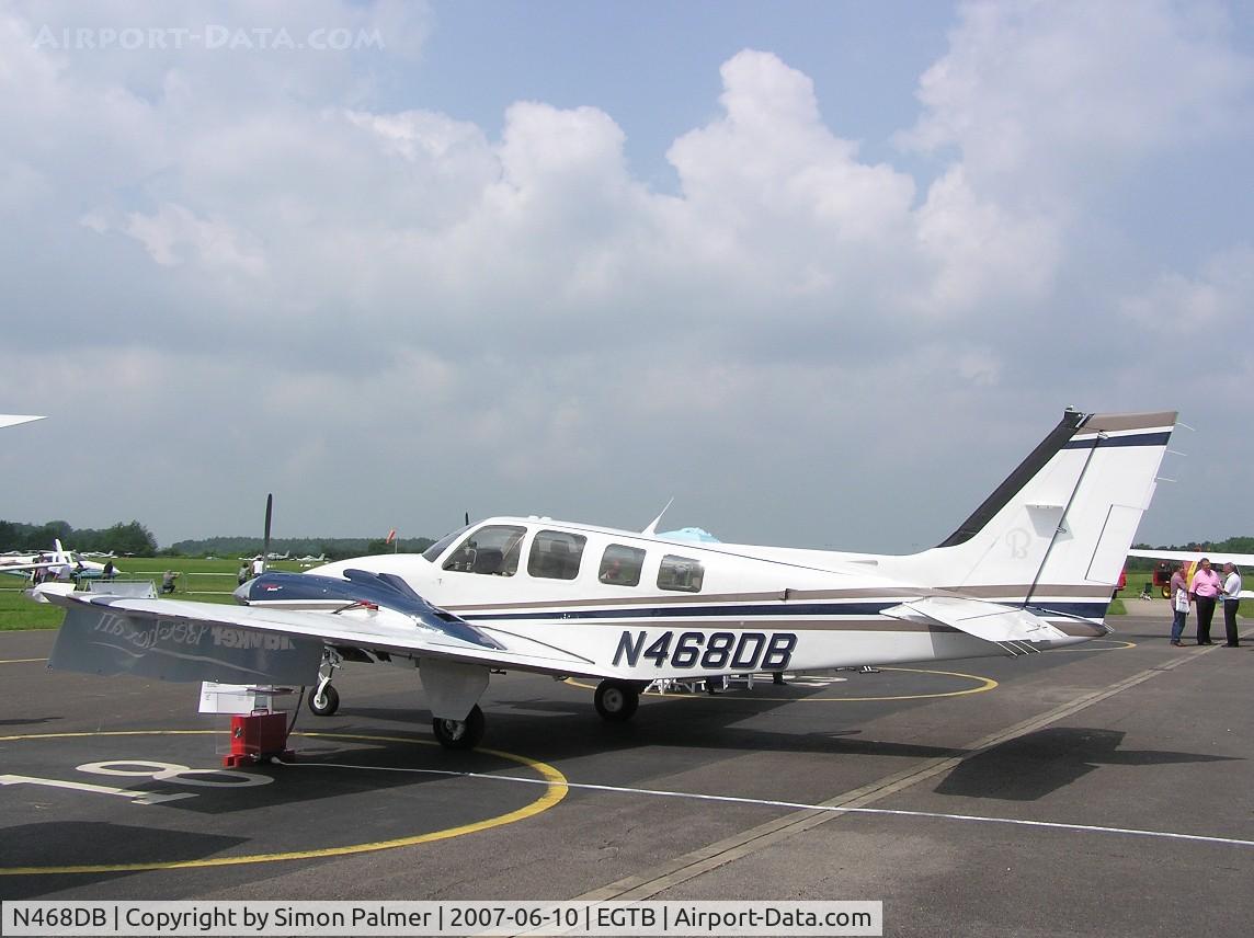 N468DB, 2006 Raytheon Aircraft Company G58 Baron C/N TH-2161, Beech 58G Baron exhibited at Aero Expo 2007