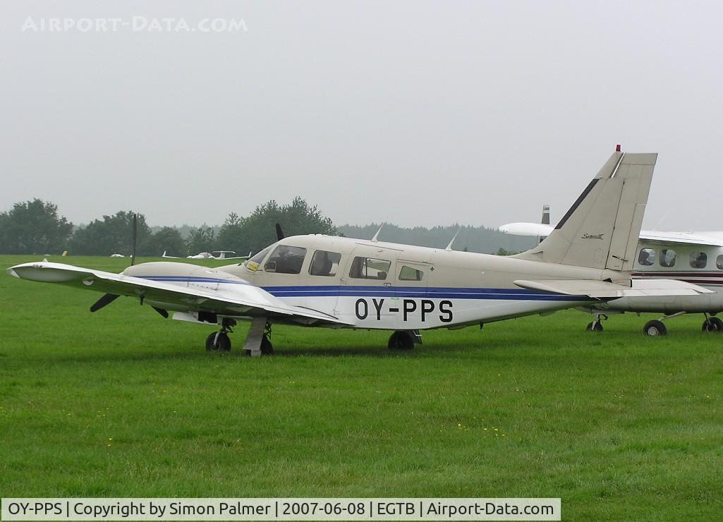 OY-PPS, 1987 Piper PA-34-220T Seneca III C/N 34-33021, Seneca III visiting Booker
