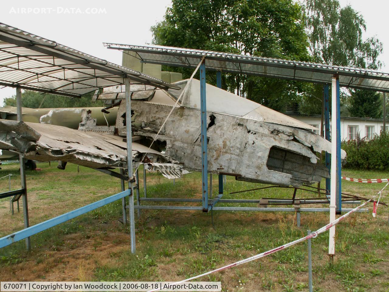 670071, Focke-Wulf Fw-190F-3 C/N Not found 670071, Focke-Wulf Fw.190 F-3/Wreck displayed at Cottbus Museum-Brandenburg