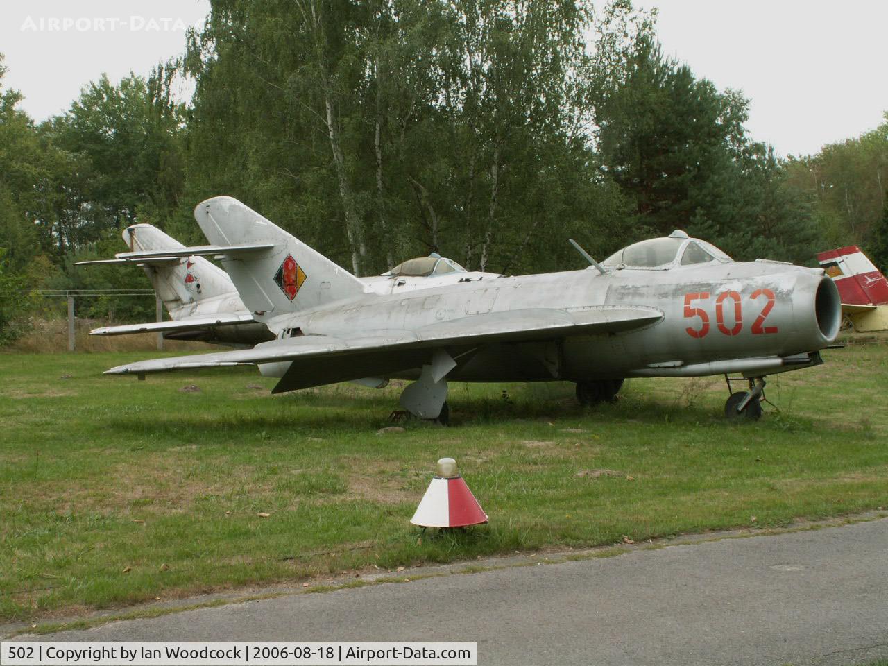 502, PZL-Mielec Lim-5 (MiG-17F) C/N 1C0902, Mikoyan-Gurevich Lim-5/Cottbus Museum-Brandenburg