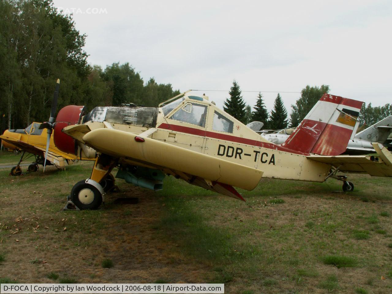 D-FOCA, PZL-Okecie PZL-106A Kruk C/N 7810140, PZL Okecie 106-A/Cottbus Museum-Brandenburg (carries DDR-TCA)