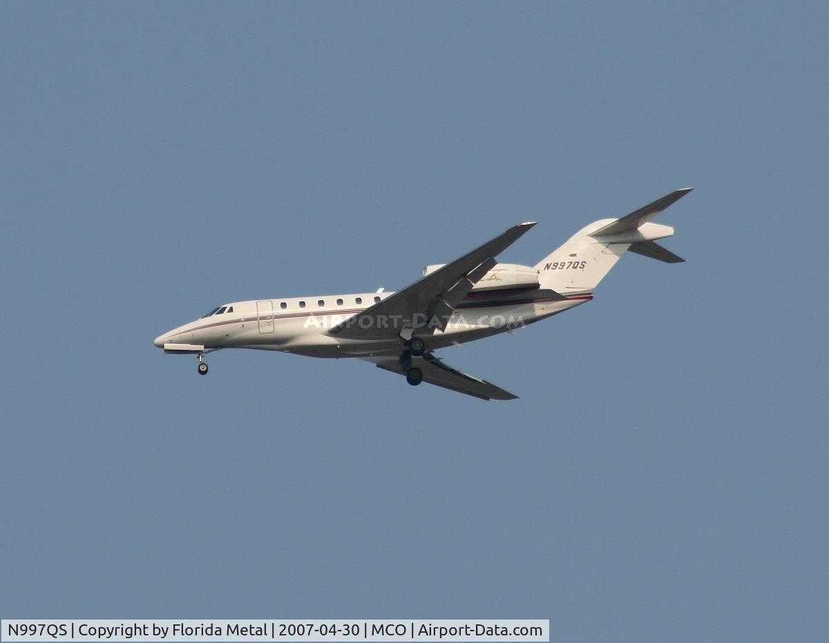 N997QS, 2002 Cessna 750 Citation X C/N 750-0208, Citation X