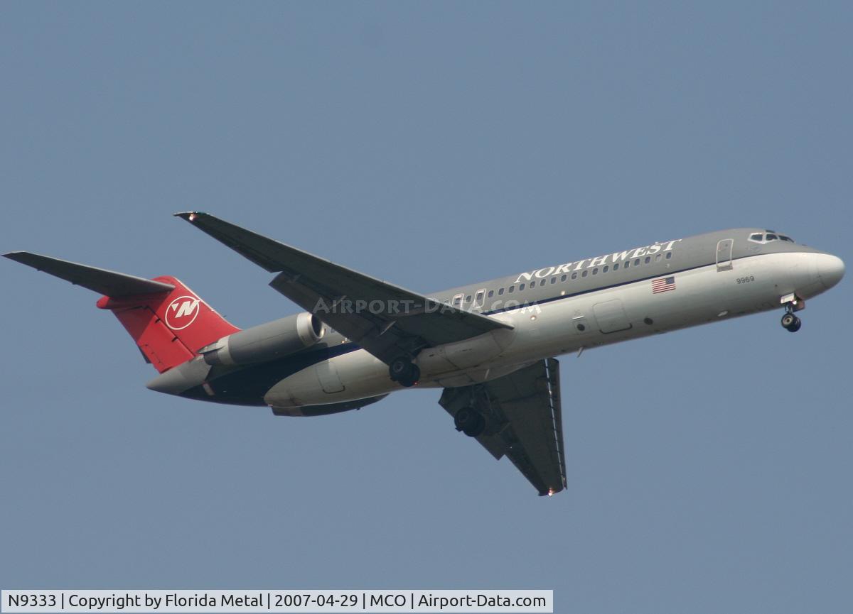 N9333, 1968 Douglas DC-9-31 C/N 47246, Northwest
