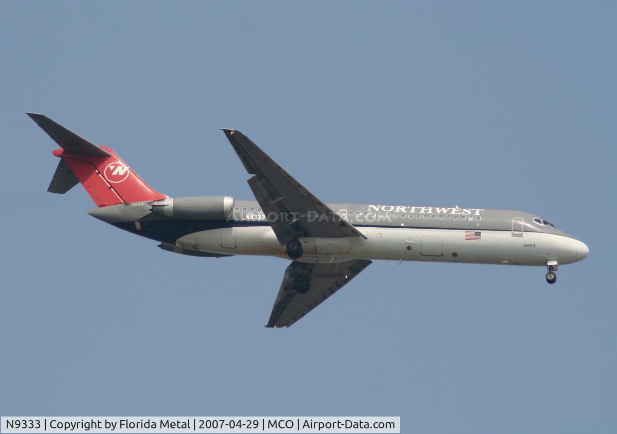 N9333, 1968 Douglas DC-9-31 C/N 47246, Northwest