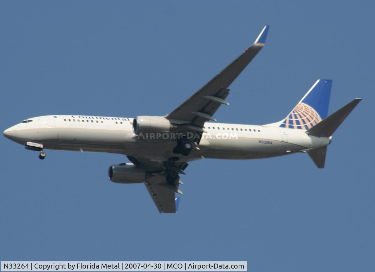 N33264, 2001 Boeing 737-824 C/N 31584, Continental