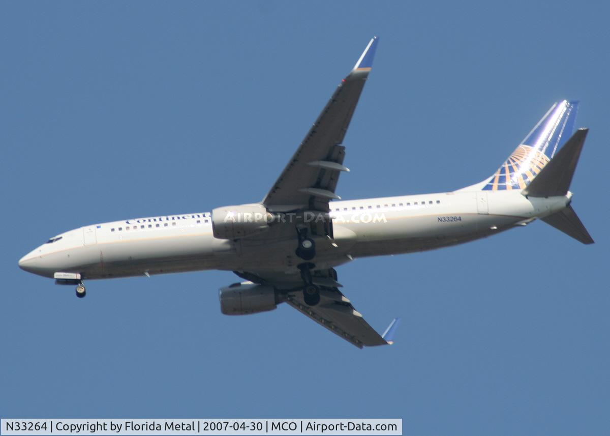 N33264, 2001 Boeing 737-824 C/N 31584, Continental