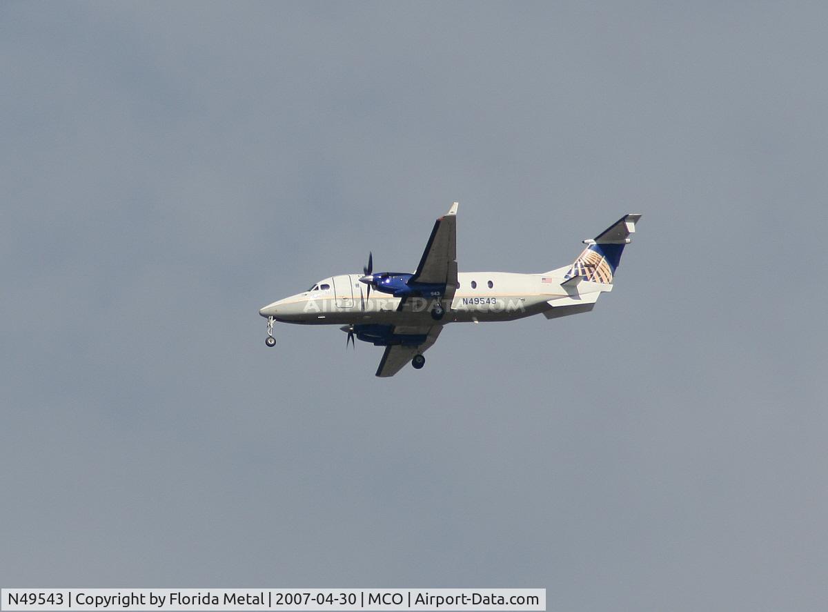 N49543, 1995 Beech 1900D C/N UE-181, Continental Express