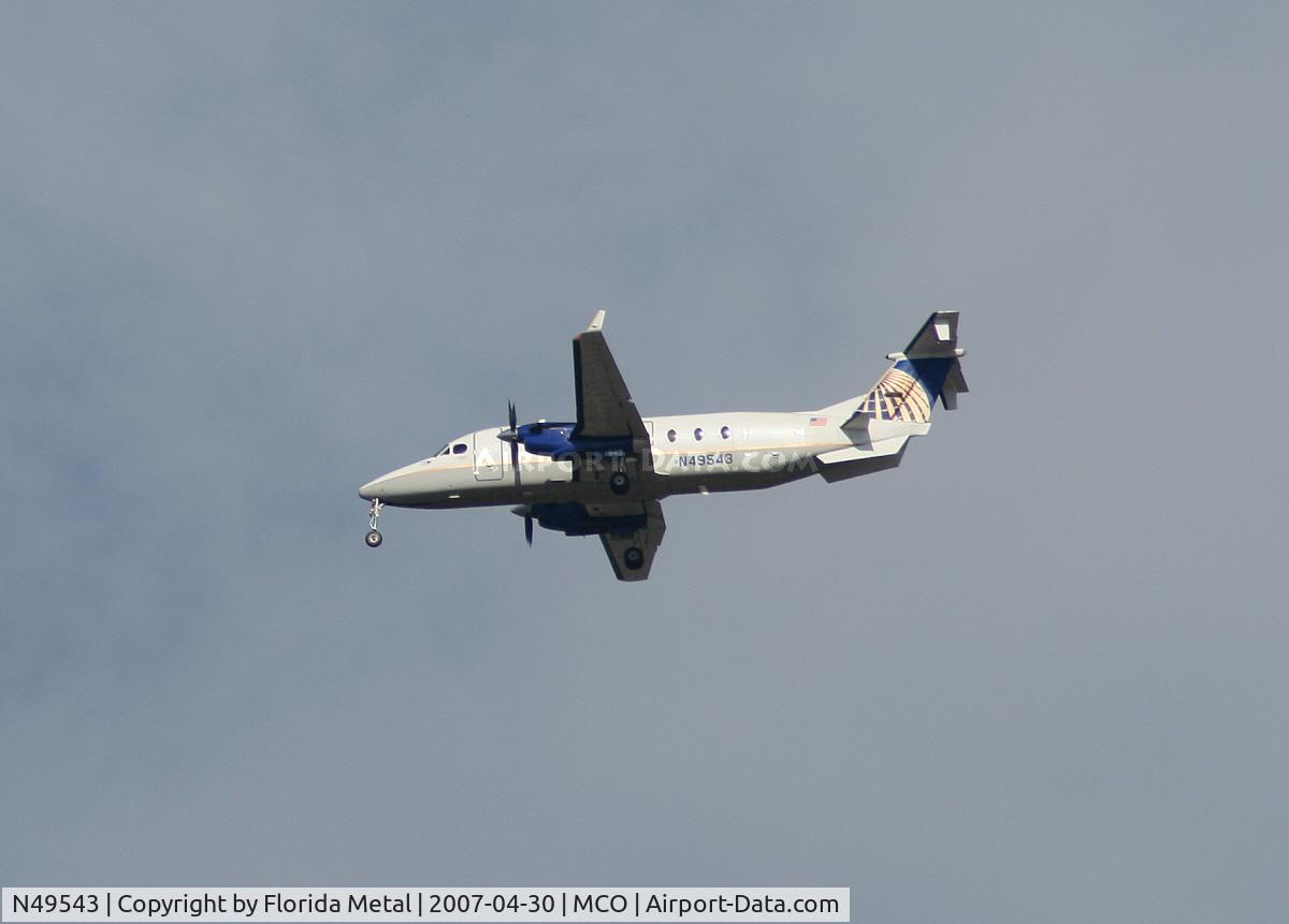 N49543, 1995 Beech 1900D C/N UE-181, Continental Express
