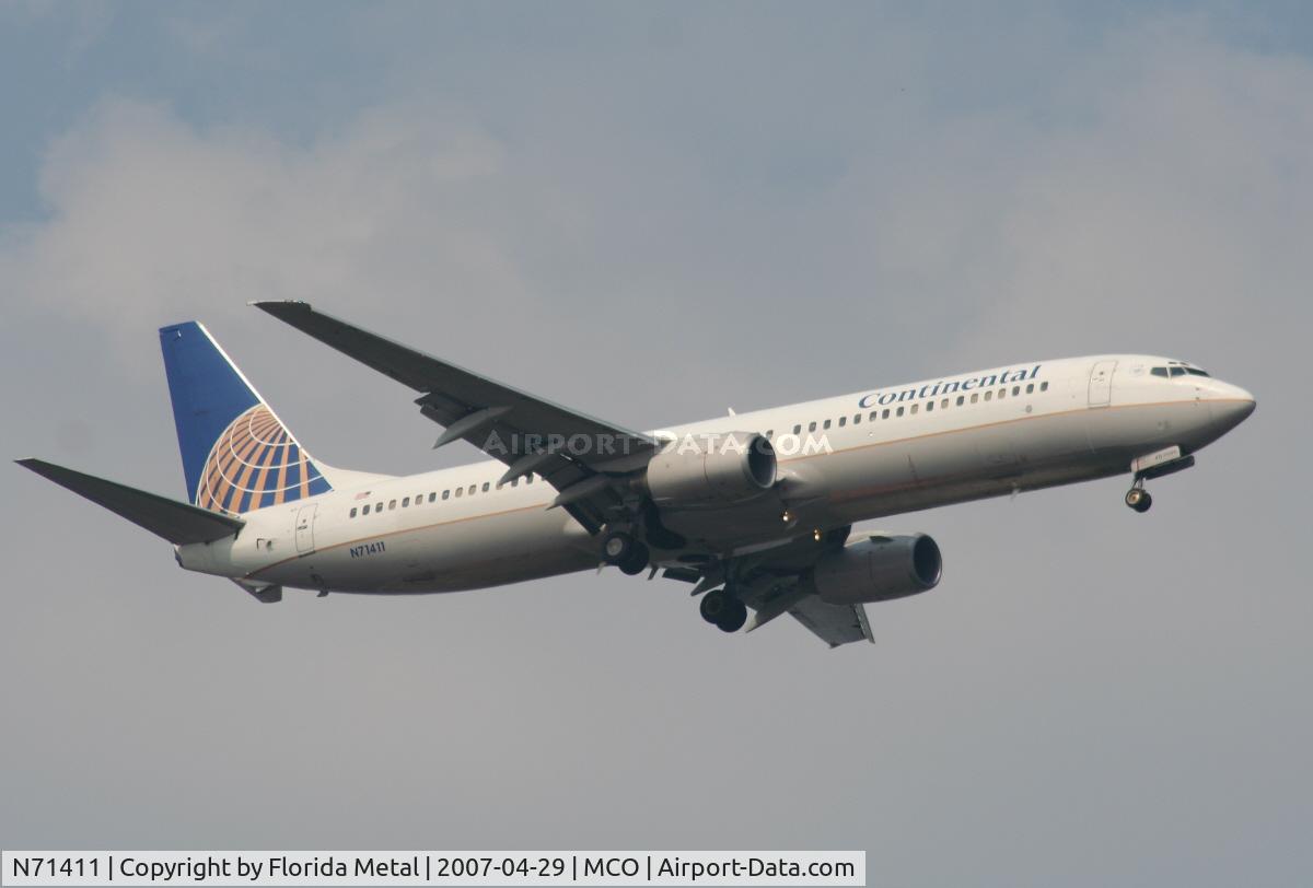 N71411, 2002 Boeing 737-924 C/N 30128, Continental