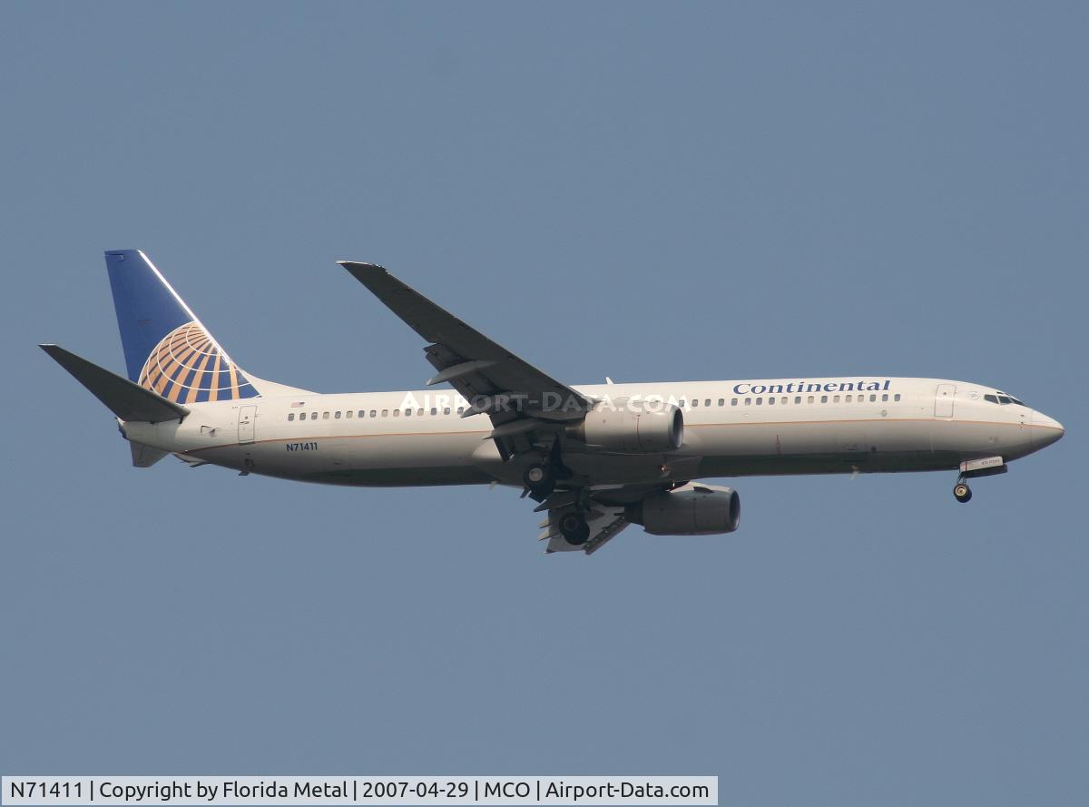 N71411, 2002 Boeing 737-924 C/N 30128, Continental