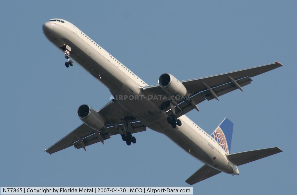 N77865, 2002 Boeing 757-33N C/N 32589, Continental