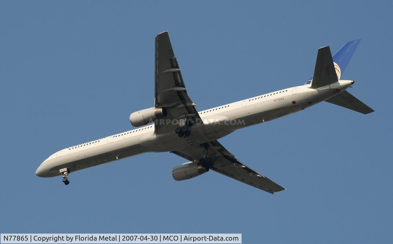 N77865, 2002 Boeing 757-33N C/N 32589, Continental