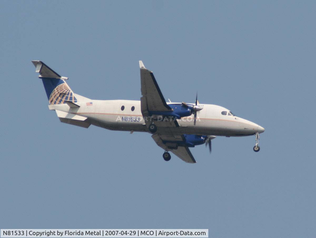 N81533, 1995 Beech 1900D C/N UE-137, Continental Express