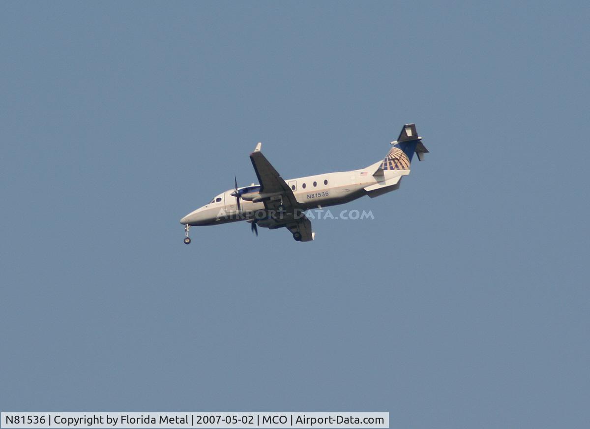 N81536, 1995 Beech 1900D C/N UE-152, Continental Express