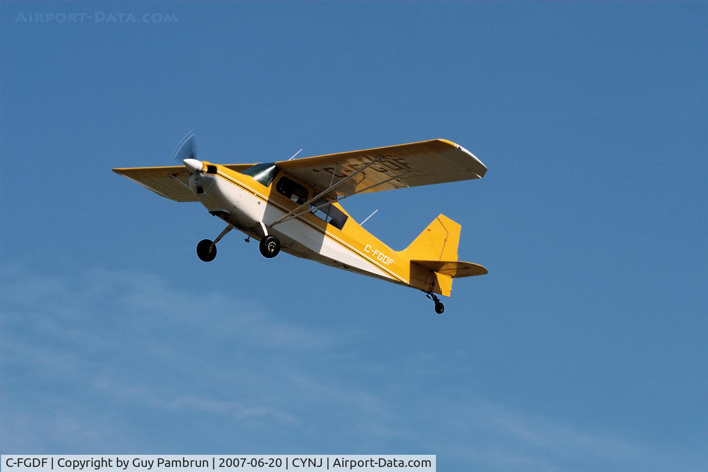 C-FGDF, 1973 Bellanca 7ECA Citabria C/N 962-73, Just took off
