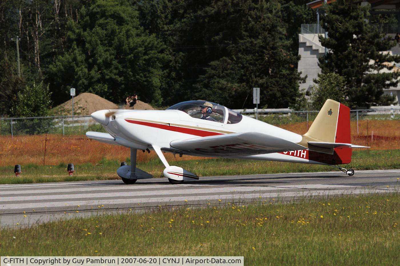C-FITH, 1995 Vans RV-6 C/N 20281, Getting ready to depart