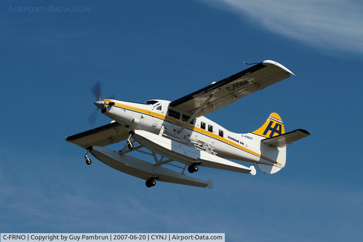 C-FRNO, 1953 De Havilland Canada DHC-3 Turbo Otter C/N 21, Harbour Air just took off