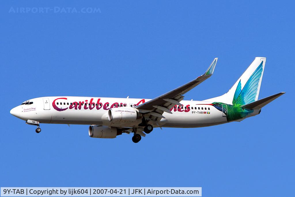 9Y-TAB, 2000 Boeing 737-8Q8 C/N 28233, 31R Arrival