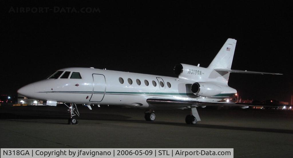N318GA, 1992 Dassault Falcon 50 C/N 233, On the Sabreliner ramp