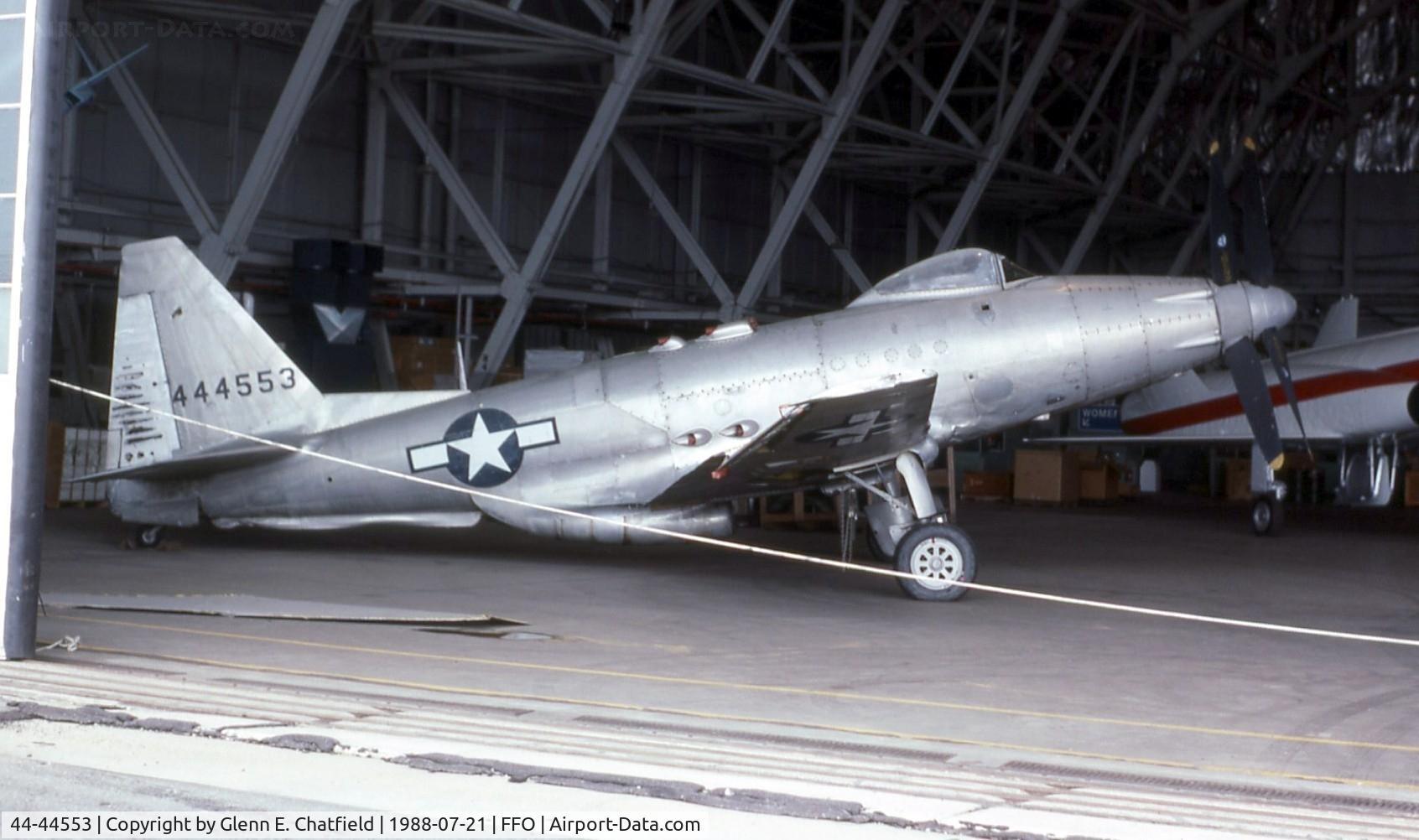 44-44553, 1944 Fisher P-75A Eagle C/N 5, P-75A at the National Museum of the U.S. Air Force