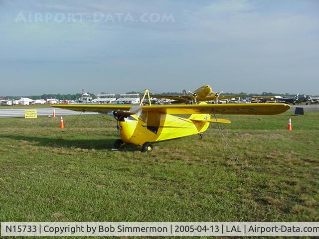 N15733, 1936 Aeronca C-3 C/N A-633, Sun N Fun '05.  If anyone can identify this C3, please email me.