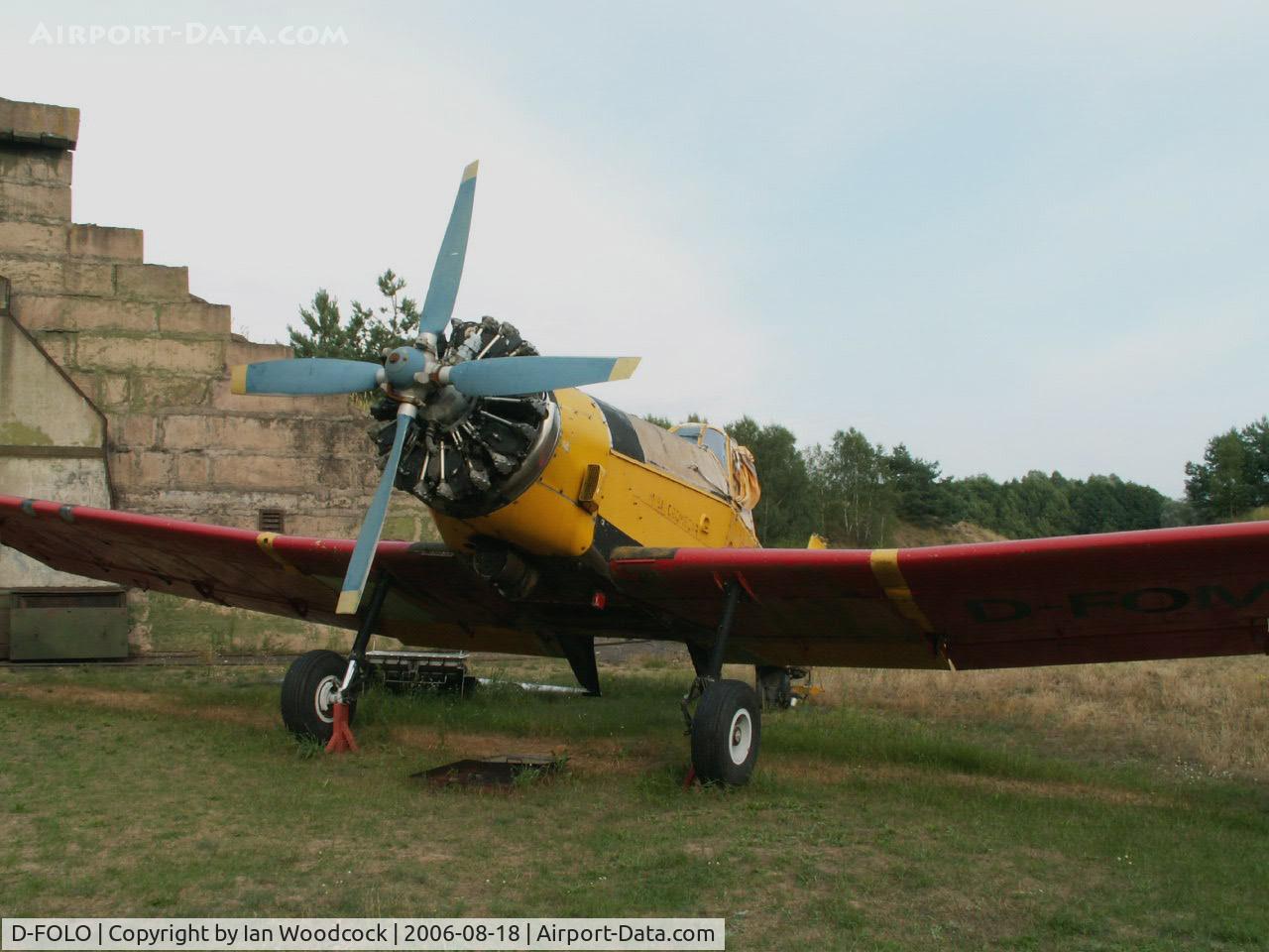 D-FOLO, PZL-Mielec M-18A Dromader C/N 1Z019-23, PZL-Mielec M-18A/Finow-Brandenburg (has wings from D-FOMH fitted)