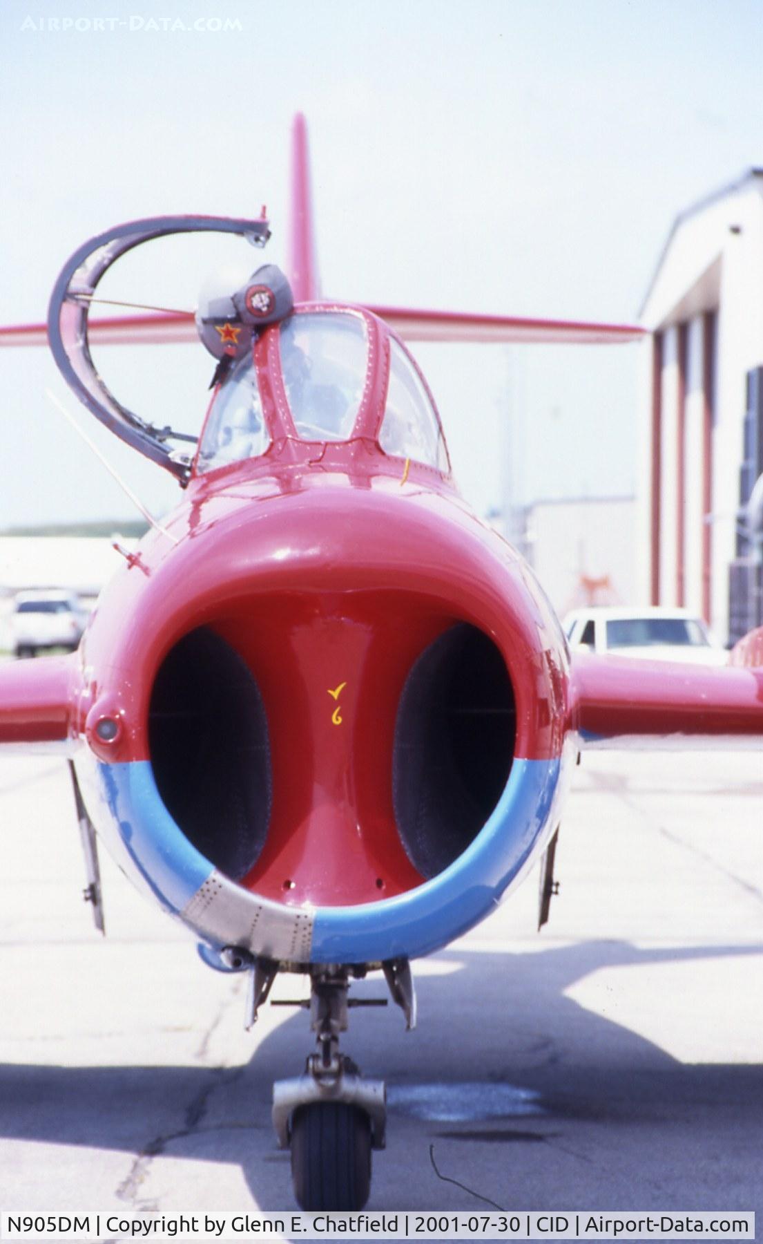 N905DM, 1977 Mikoyan-Gurevich MIG-17T C/N 551604, The business end of a MiG-17T
