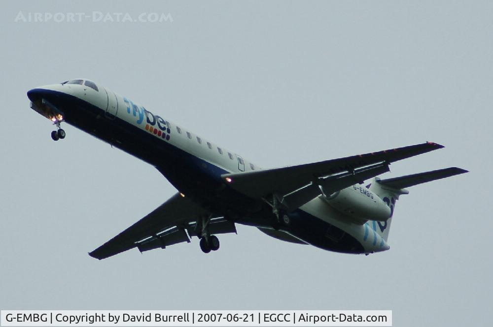 G-EMBG, 1998 Embraer EMB-145EU (ERJ-145EU) C/N 145094, Flybe - Landing