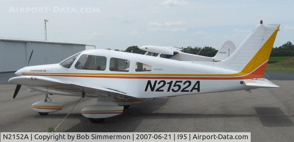 N2152A, 1978 Piper PA-28-161 C/N 28-7916099, Nice Warrior on the ramp at Hardin Co., OH
