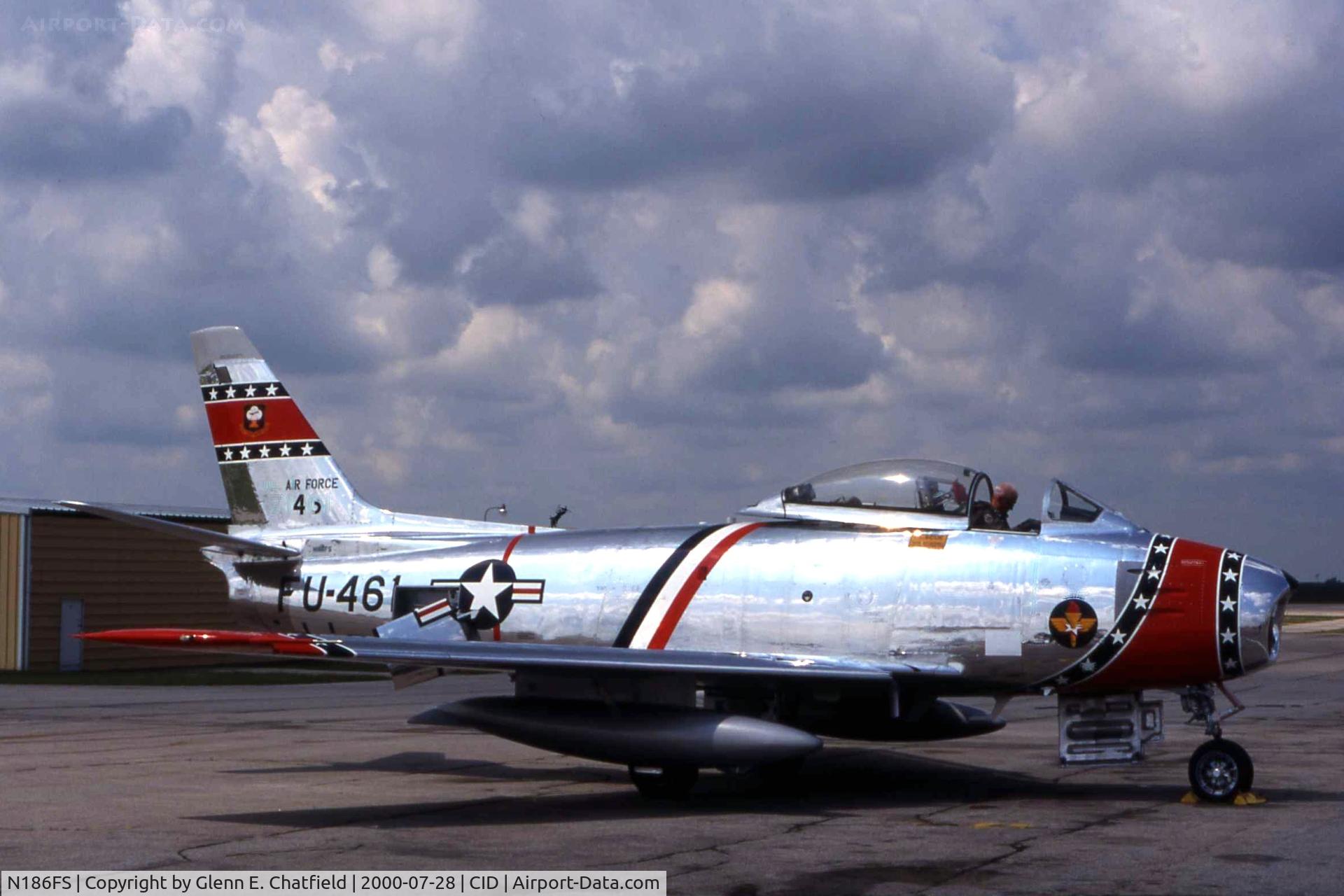 N186FS, 1956 Canadair CL-13B Sabre 6 C/N 1461, Flown in by astronaut Frank Borman